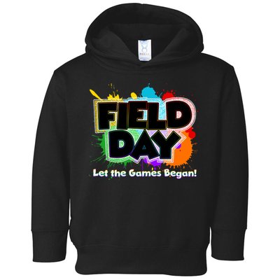 Field Day Let The Game Begin Toddler Hoodie