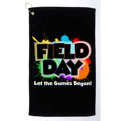 Field Day Let The Game Begin Golf Towel