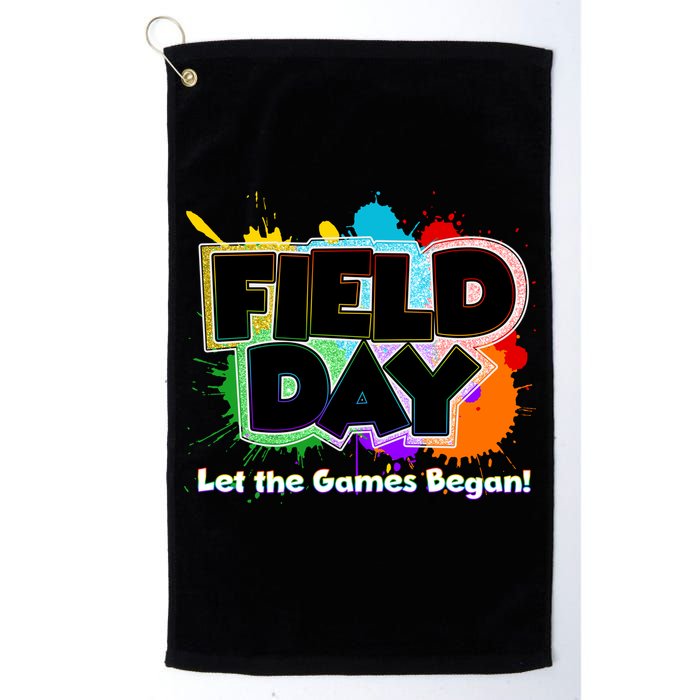 Field Day Let The Game Begin Golf Towel
