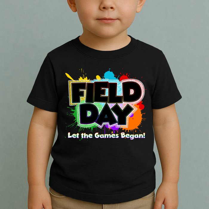 Field Day Let The Game Begin Toddler T-Shirt
