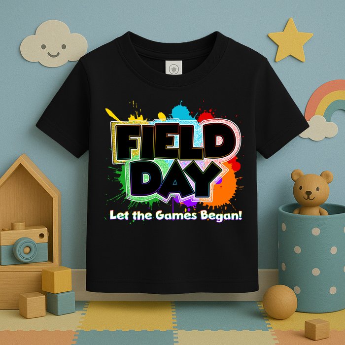 Field Day Let The Game Begin Toddler T-Shirt
