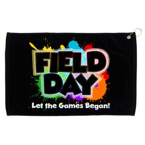 Field Day Let The Game Begin Grommeted Golf Towel