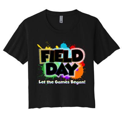 Field Day Let The Game Begin Crop Top