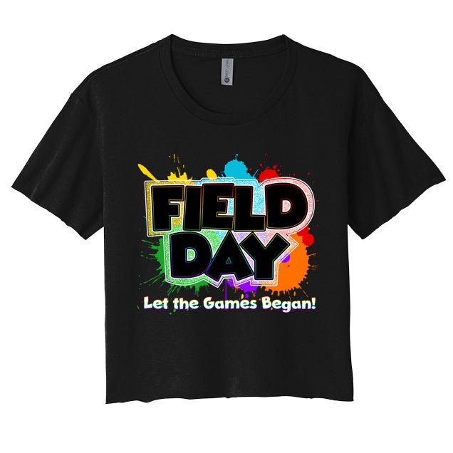 Field Day Let The Game Begin Crop Top