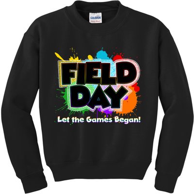 Field Day Let The Game Begin Kids Sweatshirt