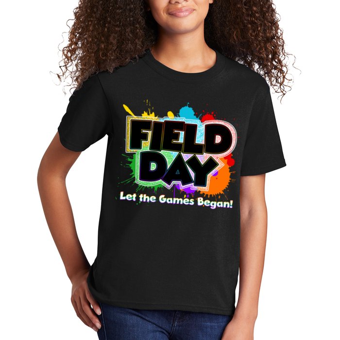 Field Day Let The Game Begin Kids T-Shirt