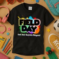 Field Day Let The Game Begin Kids T-Shirt