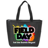 Field Day Let The Game Begin Zip Tote Bag