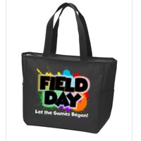 Field Day Let The Game Begin Zip Tote Bag