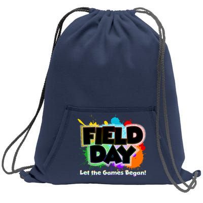 Field Day Let The Game Begin Sweatshirt Cinch Pack Bag