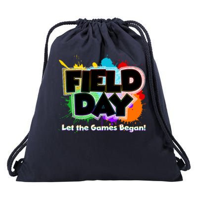 Field Day Let The Game Begin Drawstring Bag