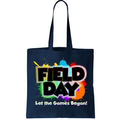 Field Day Let The Game Begin Tote Bag