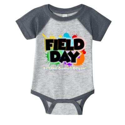 Field Day Let The Game Begin Infant Baby Jersey Bodysuit