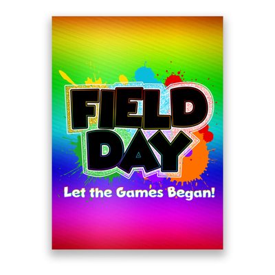 Field Day Let The Game Begin Poster