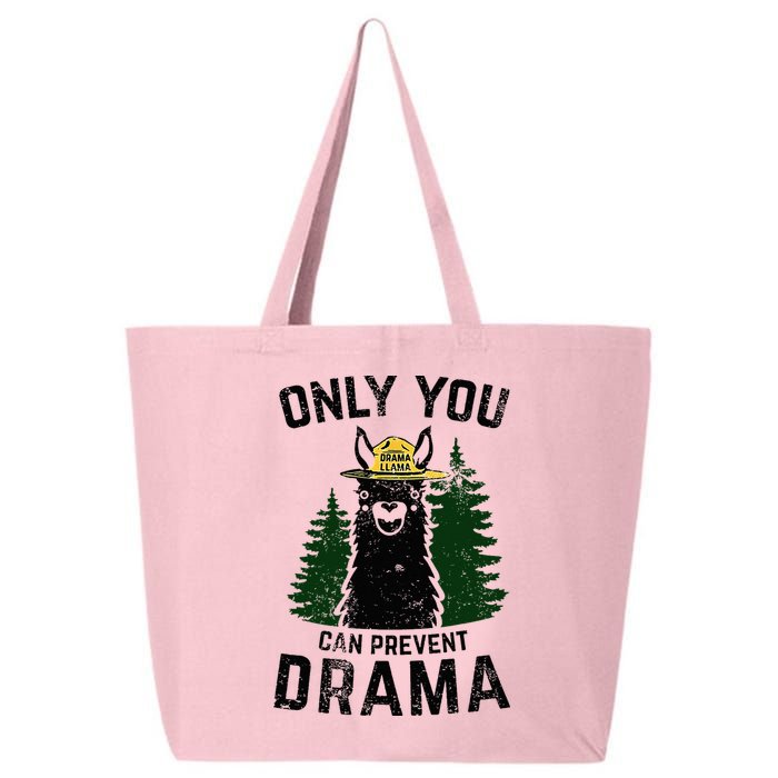 Funny Drama Llama Only You Can Prevent Drama Sarcastic Lover 25L Jumbo Tote