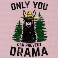 Funny Drama Llama Only You Can Prevent Drama Sarcastic Lover 25L Jumbo Tote