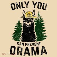 Funny Drama Llama Only You Can Prevent Drama Sarcastic Lover Bag