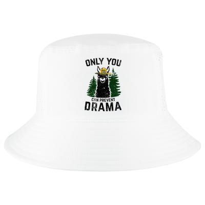 Funny Drama Llama Only You Can Prevent Drama Sarcastic Lover Cool Comfort Performance Bucket Hat
