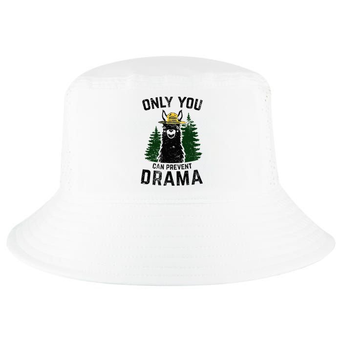 Funny Drama Llama Only You Can Prevent Drama Sarcastic Lover Cool Comfort Performance Bucket Hat