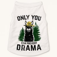 Funny Drama Llama Only You Can Prevent Drama Sarcastic Lover Doggie Tank