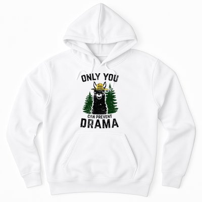 Funny Drama Llama Only You Can Prevent Drama Sarcastic Lover Hoodie