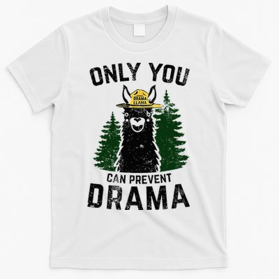Funny Drama Llama Only You Can Prevent Drama Sarcastic Lover T-Shirt