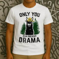 Funny Drama Llama Only You Can Prevent Drama Sarcastic Lover T-Shirt