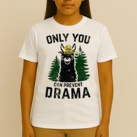 Funny Drama Llama Only You Can Prevent Drama Sarcastic Lover T-Shirt