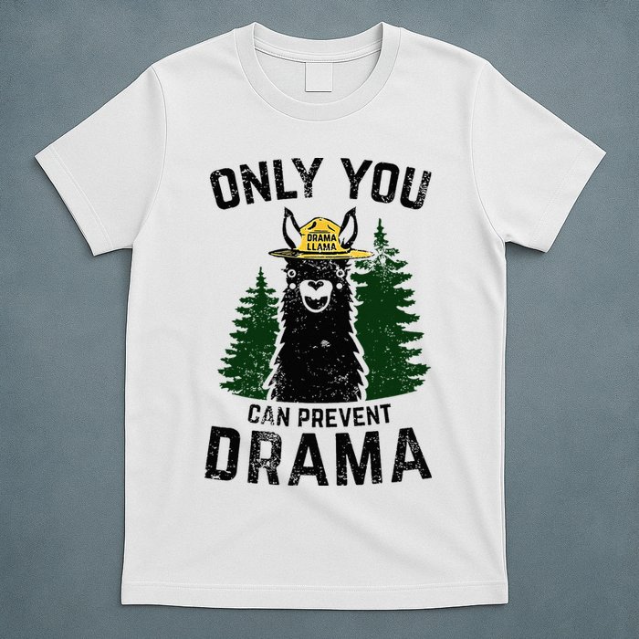 Funny Drama Llama Only You Can Prevent Drama Sarcastic Lover T-Shirt