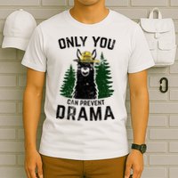 Funny Drama Llama Only You Can Prevent Drama Sarcastic Lover T-Shirt