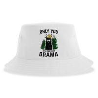 Funny Drama Llama Only You Can Prevent Drama Sarcastic Lover Sustainable Bucket Hat