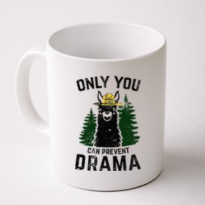 Funny Drama Llama Only You Can Prevent Drama Sarcastic Lover Coffee Mug