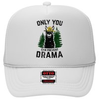 Funny Drama Llama Only You Can Prevent Drama Sarcastic Lover Trucker Hat