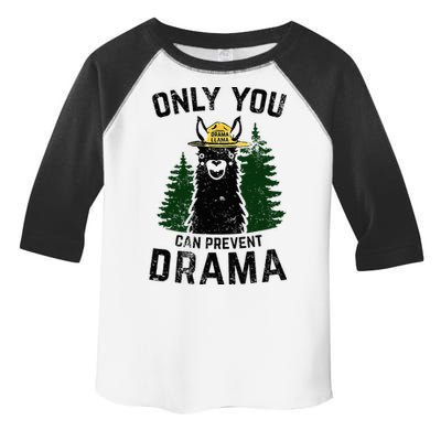 Funny Drama Llama Only You Can Prevent Drama Sarcastic Lover Toddler Fine Jersey T-Shirt