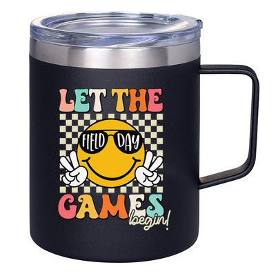 Field Day Let The Games Begin 2025 Teachers 12oz Stainless Steel Coffee Mug