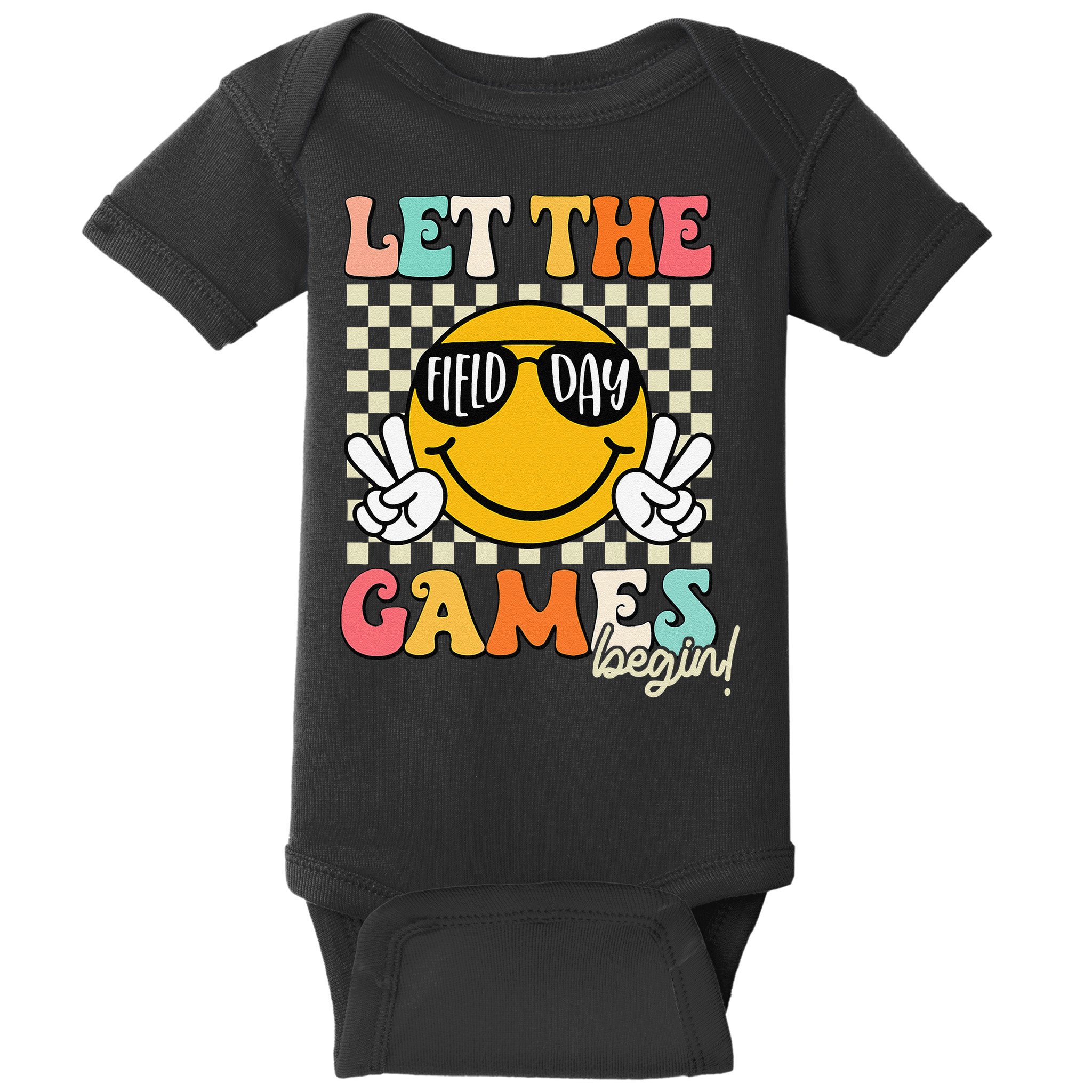 Field Day Let The Games Begin 2025 Teachers Baby Bodysuit