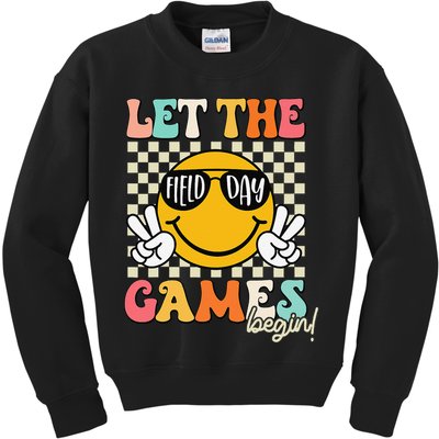 Field Day Let The Games Begin 2025 Teachers Kids Sweatshirt
