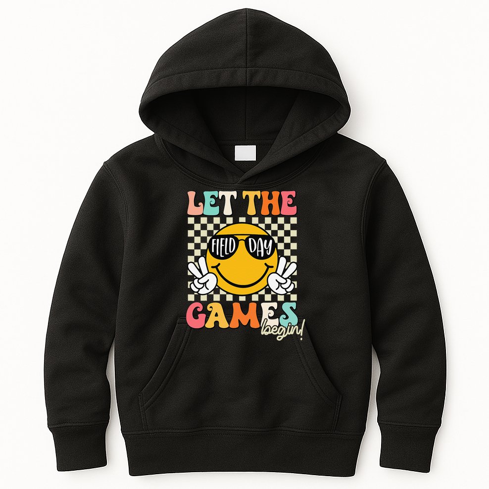 Field Day Let The Games Begin 2025 Teachers Kids Hoodie