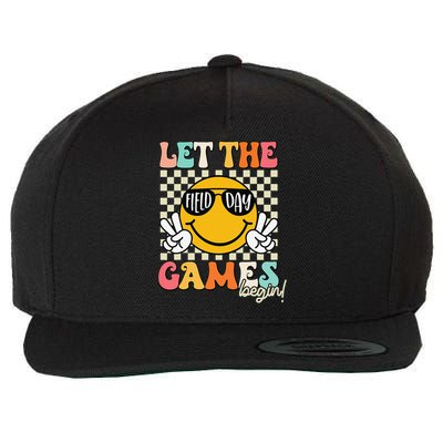 Field Day Let The Games Begin 2025 Teachers Wool Snapback Cap