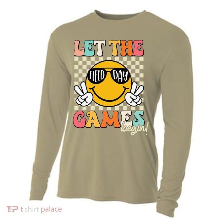 Field Day Let The Games Begin 2025 Teachers Cooling Performance Long Sleeve Crew