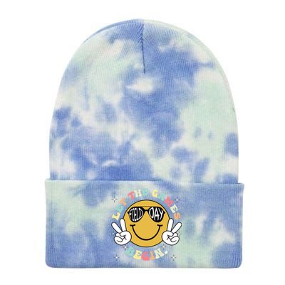 Field Day Let Games Start Teachers Happy Field Day 2024 Gift Tie Dye 12in Knit Beanie