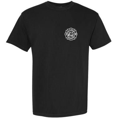 Fire Department Logo Uniform Fireman Symbol Firefighter Gear Garment-Dyed Heavyweight T-Shirt