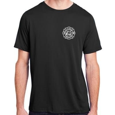 Fire Department Logo Uniform Fireman Symbol Firefighter Gear Adult ChromaSoft Performance T-Shirt