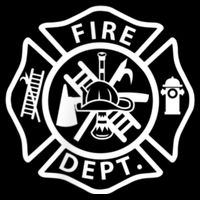 Fire Department Logo Uniform Fireman Symbol Firefighter Gear Drawstring Bag