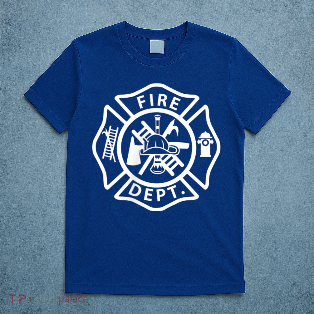 Fire Department Logo Uniform Fireman Symbol Firefighter Gear T-Shirt