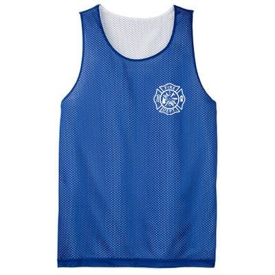 Fire Department Logo Uniform Fireman Symbol Firefighter Gear Mesh Reversible Basketball Jersey Tank