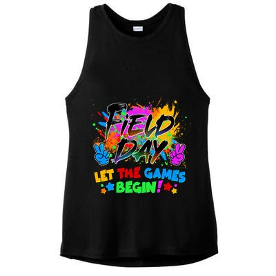 Field Days Let The Games Begin! Ladies PosiCharge Tri-Blend Wicking Tank