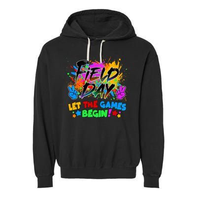 Field Days Let The Games Begin! Garment-Dyed Fleece Hoodie