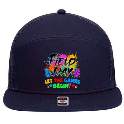 Field Days Let The Games Begin! 7 Panel Mesh Trucker Snapback Hat