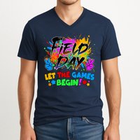 Field Days Let The Games Begin! V-Neck T-Shirt